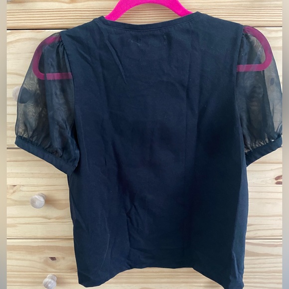 Madewell - NWOT mesh short sleeve top - S - Picture 2 of 3